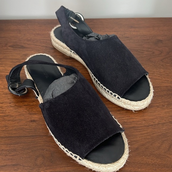 New VINCE,  Linton suede espadrilles size 8,5, no box - Picture 3 of 6